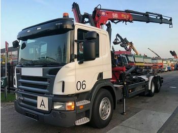 Hook lift truck Scania P320 + HMF 1580 T3 2011: picture 1