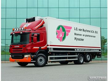Refrigerator truck Scania P340 6X2 CARRIER SUPRA 722 D'HOLLANDIA 3000 KG TAIL LIFT: picture 1