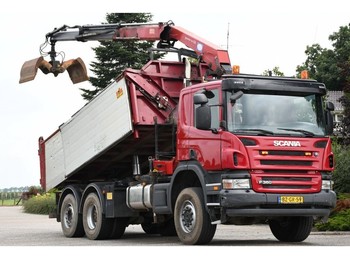 Tipper, Crane truck Scania P340 !!6x4!!4X4!!6X2!! KRAAN/KIPPER!!EURO5!: picture 1