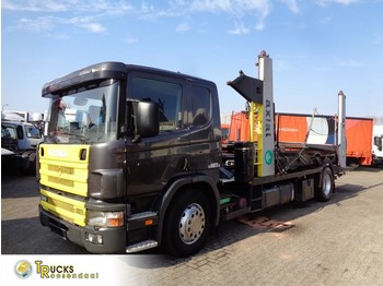 Autotransporter truck Scania P340 + Manual + PTO + Autotransporter: picture 1