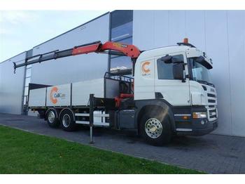 Dropside/ Flatbed truck Scania P420 6X2 PALFINGER PK 18500 EURO 5: picture 1