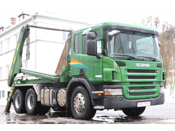 Skip loader truck Scania P420  6x4 E5 Retarder AHK Funk Fernbedienung: picture 1