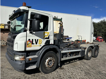 Hook lift truck Scania PRT 6X2 HIAB MULTILIFT - STEEL SPRING / BLATT / LAMES: picture 1