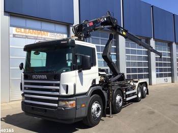 Hook lift truck Scania P 114.380 Palfinger 16 ton/meter laadkraan: picture 1