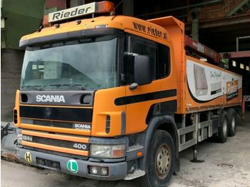 Dropside/ Flatbed truck Scania P 124 GB 6x2 NA 400: picture 1