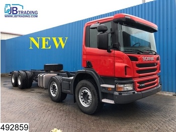 Cab chassis truck Scania P 360 NEW, 8x4, EURO 3, Retarder, Airco, Steel suspension, Hub reduction: picture 1
