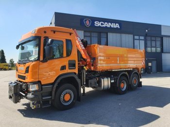 New Tipper Scania P 410 B 6x4*4 HA Winterdienst Kommunal Kipper Wechselsystem: picture 1