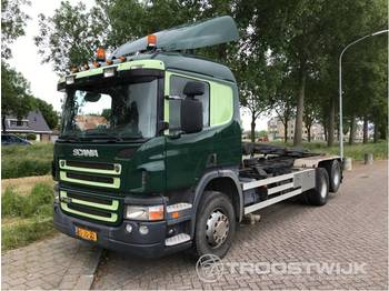 Container transporter/ Swap body truck Scania P 420 lb 6x2 hha: picture 1