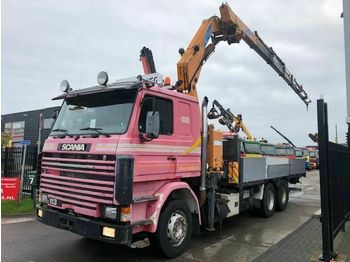 Dropside/ Flatbed truck Scania R113 + EFFER 30600 FPI - 6X HYDRAULIC: picture 1