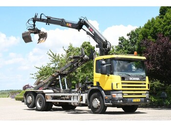 Cable system truck, Crane truck Scania R114-340 6x2 !!KRAAN/CONTAINER/KABEL!!MANUELL!!: picture 1