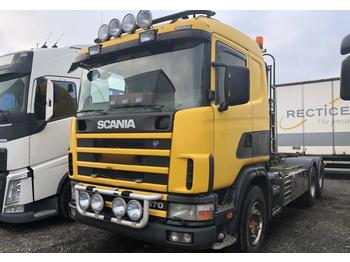 Hook lift truck Scania R124: picture 1