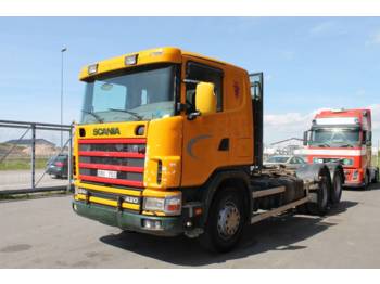 Container transporter/ Swap body truck Scania R124GB6X2: picture 1