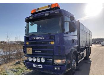Dropside/ Flatbed truck Scania R124GB6x2NA470: picture 1