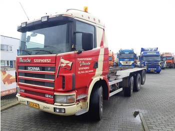 Container transporter/ Swap body truck Scania R124-420 R 124 GB 8X2/4 NA 420: picture 1