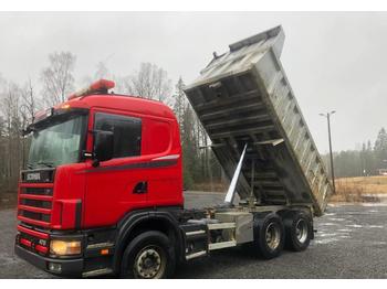 Tipper Scania R124 GA 6x4 Dumper Truck (Volvo-Renault): picture 1