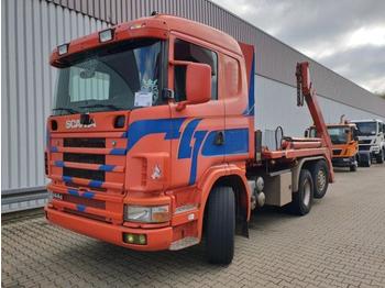 Skip loader truck Scania R144 GB 460 6x2/4 NA R144 GB 460 6x2/4 NA, Retarder, Lift /Lenkachse: picture 1