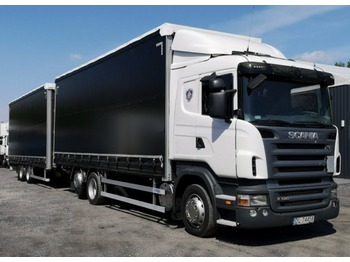 Curtainsider truck Scania R380: picture 1