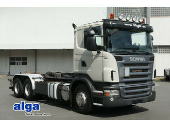 Hook lift truck Scania R380CDB6x4HNA, Multilift XR21T55, euro 5, Klima: picture 1
