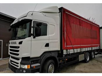 Curtainsider truck Scania R400CB6X2MSA EURO 5: picture 1