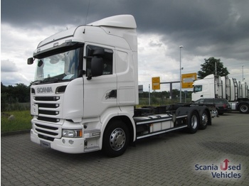 Container transporter/ Swap body truck Scania R410LB6X2MNB Ladebordwand,  2.150 Nm, 715/745, SCR: picture 1