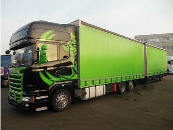 Curtainsider truck Scania R410, JUMBO 120m3, DURCHLADEN MÖGLICH, TOP STAND: picture 1