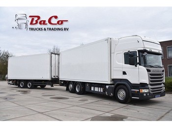 Box truck Scania R410 R410 TL 6x2MNA + HANGER - RETARDER - EURO 6 - ELEVATORS - EXCELLENT CONDITION -: picture 1