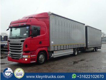 Curtainsider truck Scania R410 hl ret. 114m3 combi: picture 1