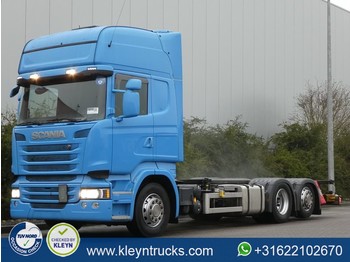 Container transporter/ Swap body truck Scania R410 hubrahmen bdf,6x2*4: picture 1