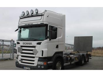 Container transporter/ Swap body truck Scania R420LB6X2MNB: picture 1