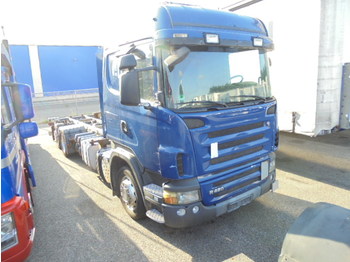 Container transporter/ Swap body truck Scania R420LB 6X2: picture 1