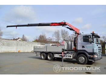 Dropside/ Flatbed truck Scania R420 6x4: picture 1