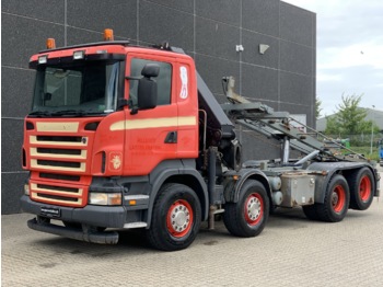 Container transporter/ Swap body truck Scania R420 8x2: picture 1