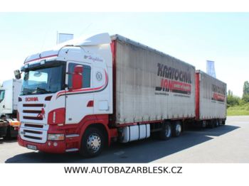 Curtainsider truck Scania R420 AUTOMAT EURO IV+SCHWARZMULLER TPA BPW  2007: picture 1
