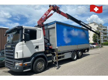 Curtainsider truck Scania R420 LB 6x2: picture 1