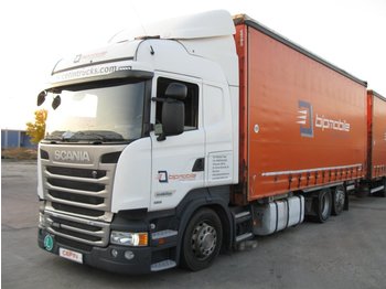 Curtainsider truck Scania R450: picture 1