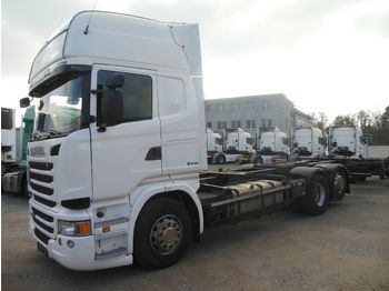 Container transporter/ Swap body truck Scania R450, 6x2, BDF: picture 1