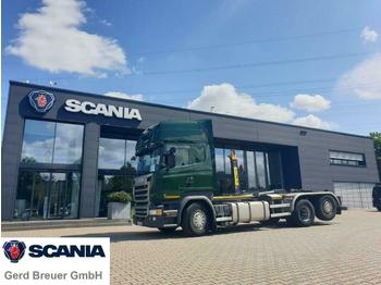 Hook lift truck Scania R450 LB6X2*4HNA Abrollkipper Topline retarder: picture 1