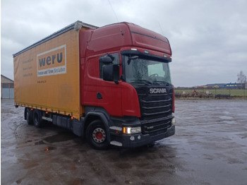 Curtainsider truck Scania R450 Transport okien: picture 2