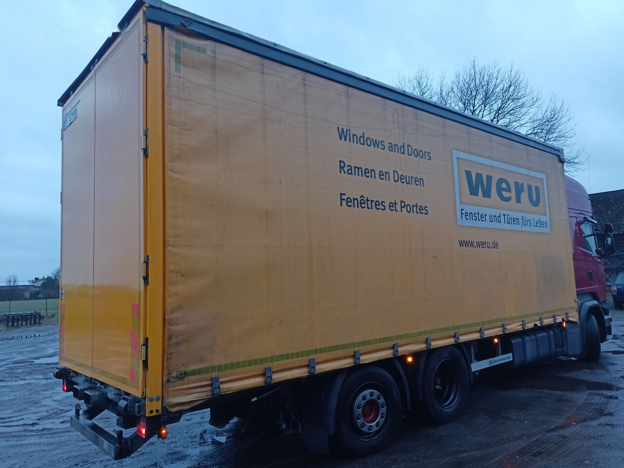 Curtainsider truck Scania R450 Transport okien: picture 11