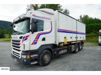 Container transporter/ Swap body truck Scania R480: picture 1