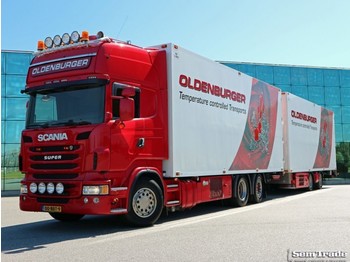 Refrigerator truck Scania R480 6X2 EURO 6 MANUAL RETARDER THERMO KING 50 CC COMBI: picture 1