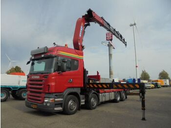Crane truck Scania R480 8X2: picture 1