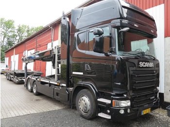 Autotransporter truck Scania R490 6x2 KTT Metago-Supertrans Euro6 Retarder: picture 1