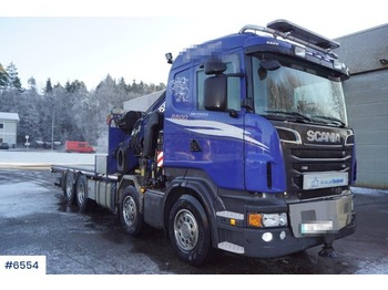 Dropside/ Flatbed truck Scania R500: picture 1