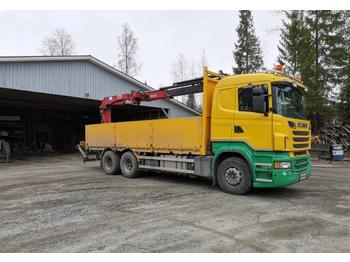 Dropside/ Flatbed truck Scania R500, 6x4: picture 1