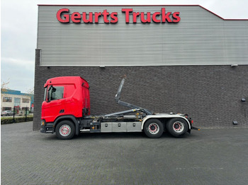 Scania R500 NGS 6X2NA + MEILLER RS 21 65 HAAKARMSYSTEEM for sale, Hook lift  truck, 83000 EUR - 7906610