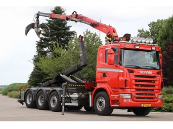 Container transporter/ Swap body truck Scania R500 V8!!Z-KRAAN/HAAK!! MANUELL!: picture 1