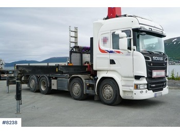 Dropside/ Flatbed truck Scania R520: picture 1