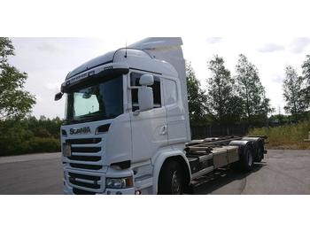 Container transporter/ Swap body truck Scania R520LB6X2HNB EURO 6+RETARDER: picture 1