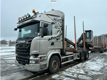 Timber truck SCANIA R 520